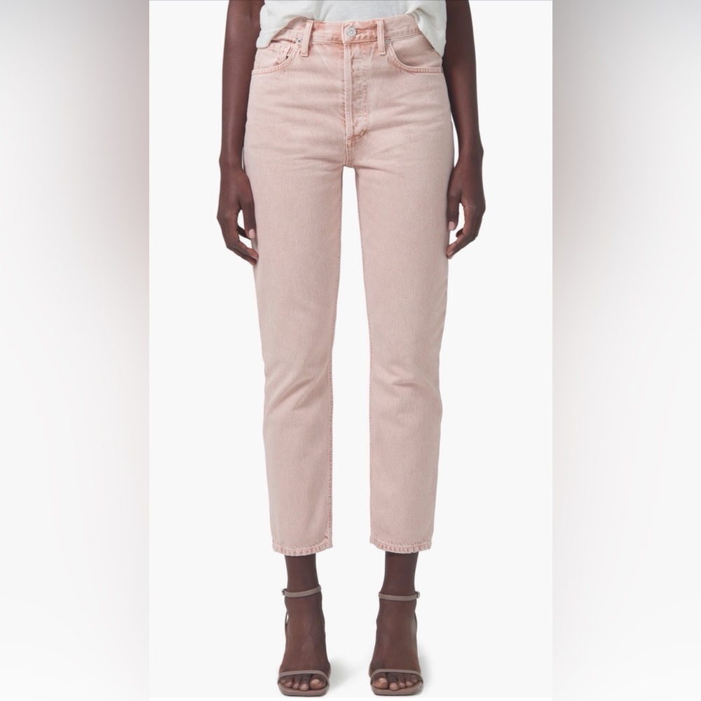 Citizens Of Humanity Jolene High Waist Ankle Slim Straight Leg Jean